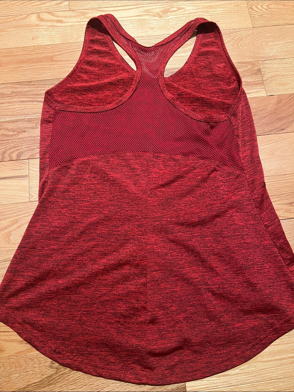 Women’s Red Racerback Tank Top - Picture 3 of 4